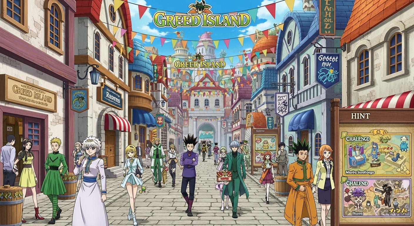 ハンターハンターグリードアイランドの風景