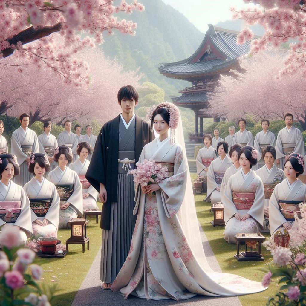 幸せを誓う明治神宮の結婚式