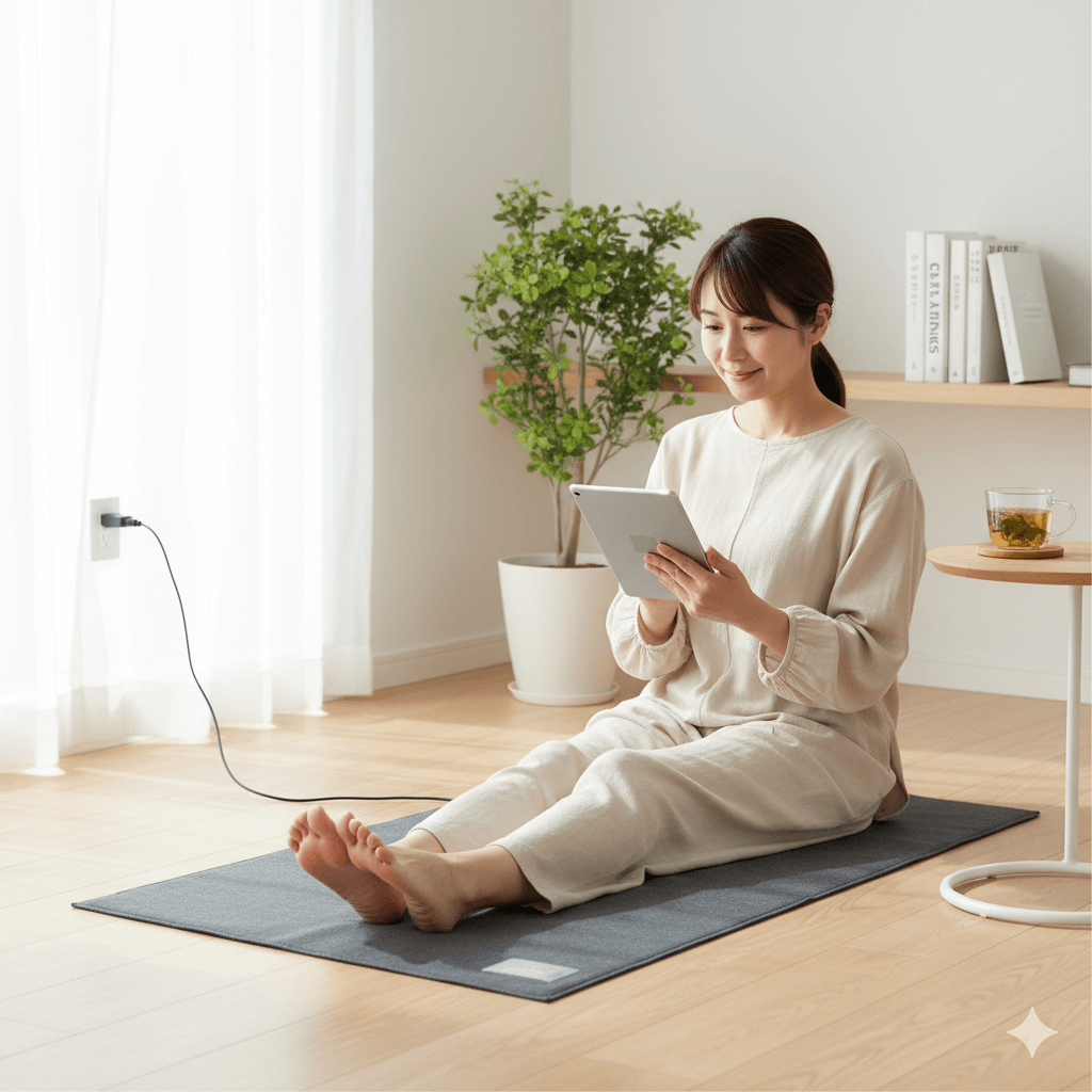 自宅で手軽にできるアーシングの方法