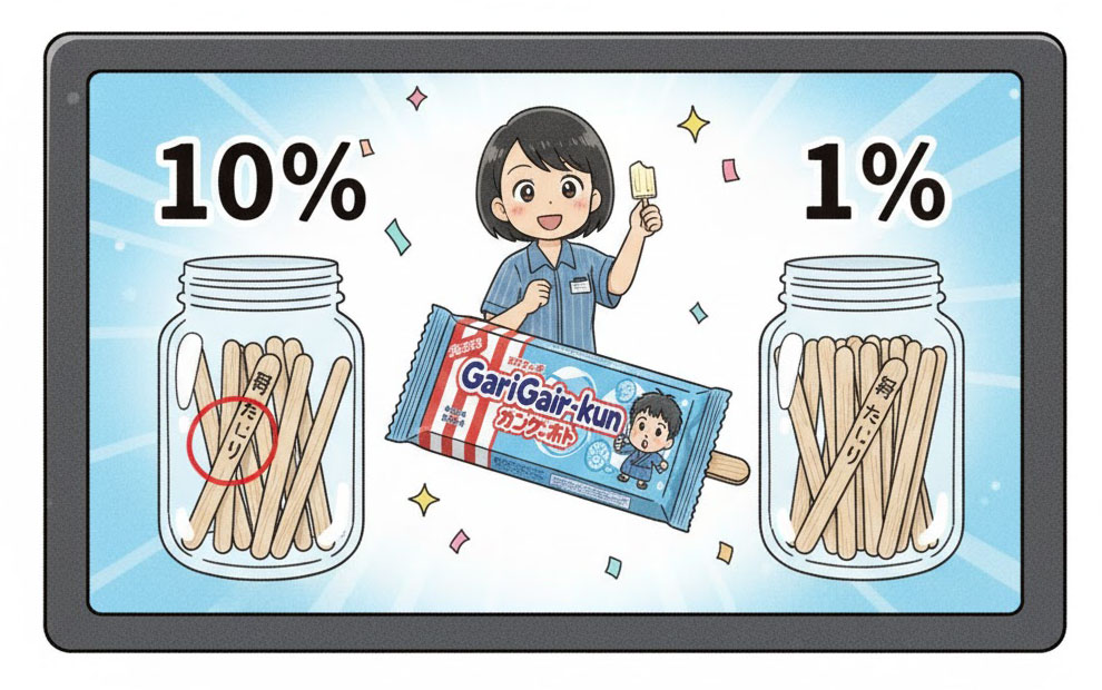 気になる当たりの確率はどのくらい？