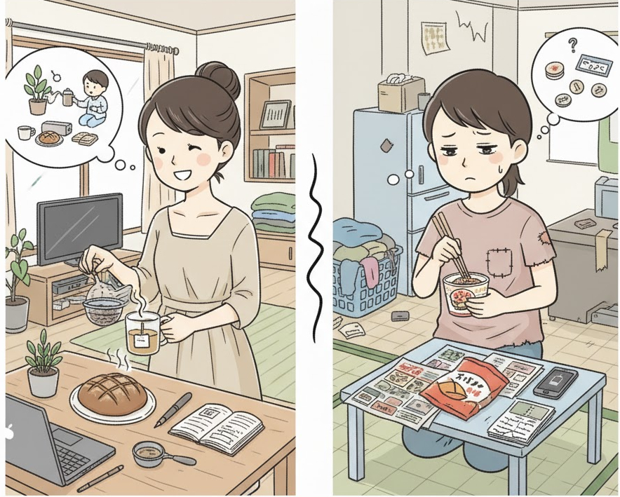 丁寧な暮らしと貧乏のギャップ