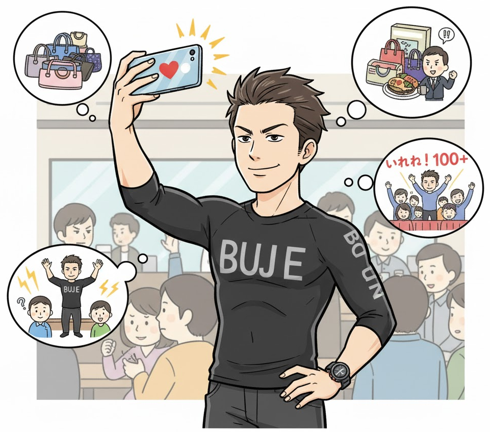 背景に見える過度な自己顕示欲