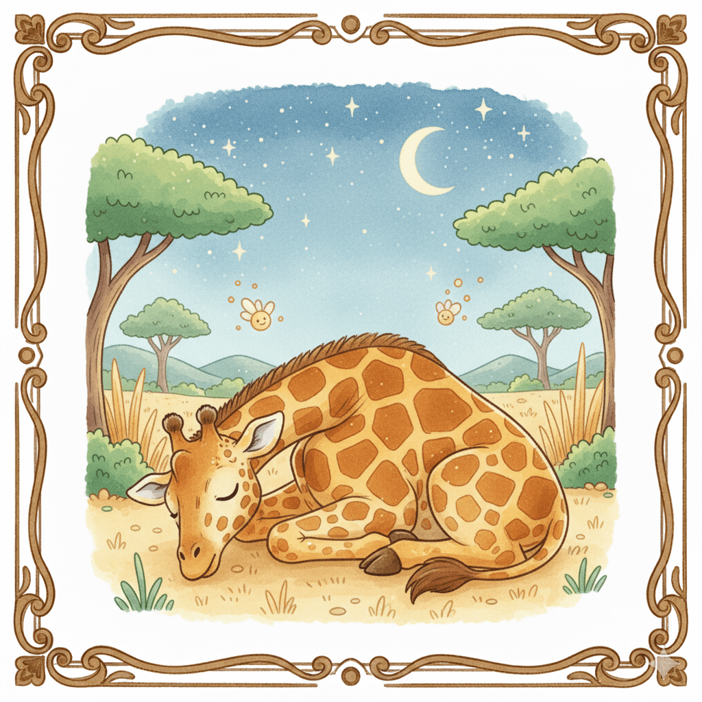キリンの睡眠時間は1日20分