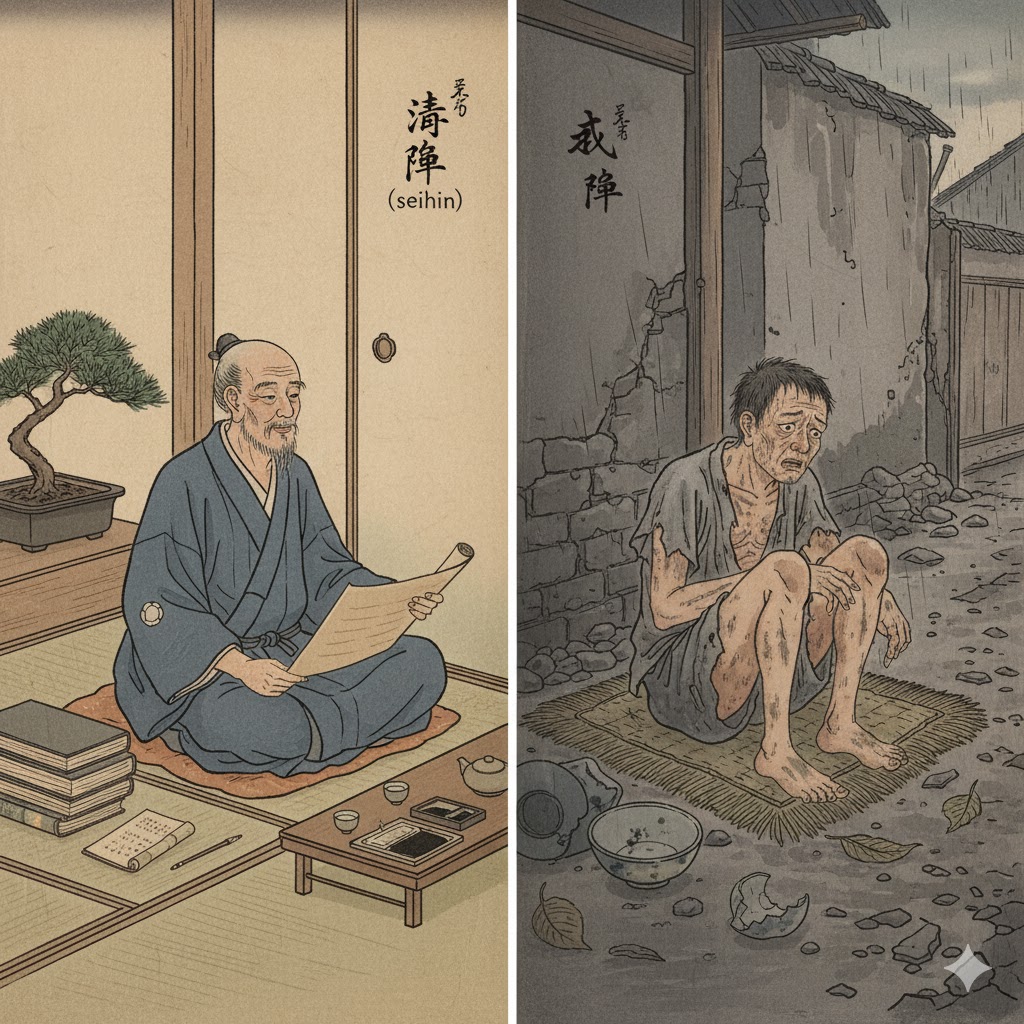 似た言葉「清貧」との違いとは