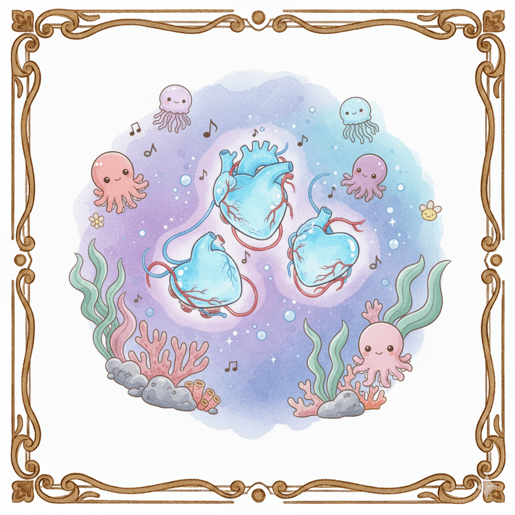 タコの心臓は3つある